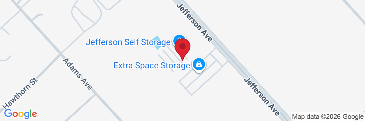 Map showing facility locations