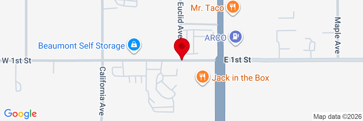 Map showing facility locations